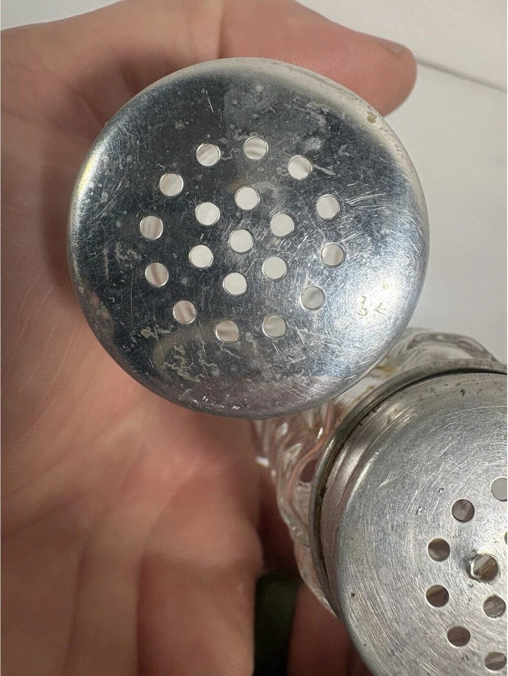 Vtg Anchor Hocking Shakers W/tin Tops